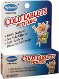 Hyland's Cold Tablets With Zinc  -  50 Tablets
