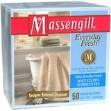 Massengill Towelettes Baby Powder - 50 EA