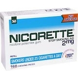 Nicorette Stop Smoking Aid, 2 mg, Gum, Original, Refill  - 168ea