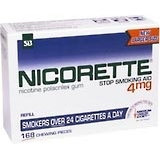 Nicorette Stop Smoking Aid, 4 mg, Gum, Original, Refill  - 168ea