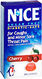 N'ICE Cough Suppressant/Oral Anesthetic, Sugar Free, Cherry  - 24ea