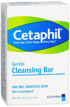 Cetaphil Gentle Cleansing Bar for Dry/Sensitive Skin  - 4.5oz