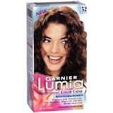 Garnier Brightening Color Creme with Floral Extract, Level 3 Permanent, Light Chestnut 52  - 1ea