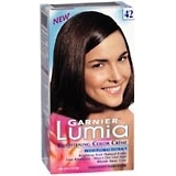 Garnier Brightening Color Creme with Floral Extract, Level 3 Permanent, Chestnut 42  - 1ea