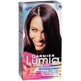 Garnier Brightening Color Creme with Floral Extract, Level 3 Permanent, Reddish Plum 36  - 1ea