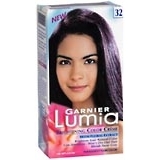 Garnier Brightening Color Creme with Floral Extract, Level 3 Permanent, Plum 32  - 1ea