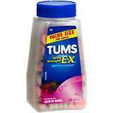 Tums Antacid/Calcium Supplement, Extra Strength, Assorted Berries, Chewable Tablets  - 200ea