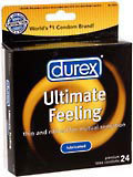 Durex Ultimate Feeling Condoms Lubricated Latex  -  24 EA