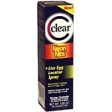 Clear Lice Egg Locator Spray with Detection Comb  - 3.85oz