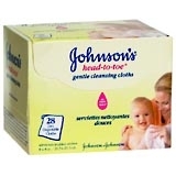 Johnson's Gentle Cleansing Cloths  - 28ea