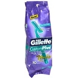 Gillette Custom Plus Razors 10-Pack Women's Sensitive - 10 Each