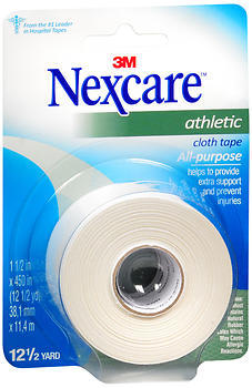 Nexcare Athletic Cloth Tape 1.5 in. x 12.5 yd. White