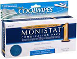 MONISTAT 1 Combination Pack With Coolwipes  -  1 EA