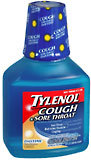 TYLENOL Daytime Liquid Cough and Sore Throat Cool Burst  -  8 OZ