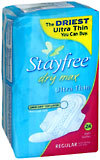 STAYFREE Dry Max Ultra Thin Pads Regular With Wings - 24 EA