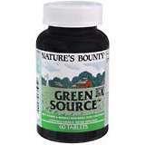 Nature's Bounty Green Source Tablets - 60 TB