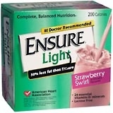 Ensure Light 4-Pack 8-Ounce Cans Strawberry Swirl 6X4X8 Pack - 32 Ounces