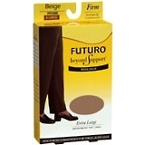 FUTURO Beyond Support Knee Highs Firm Extra Large Beige - 1 PR