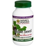 Nature's Resource Grape Seed, 25 mg, Capsules  - 50ea