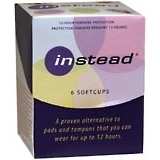 Instead Softcups 12-Hour Feminine Protection  - 6ea