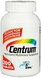 Centrum Tablets - 180 Tablets