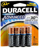 Duracell Ultra AA Batteries 4-Pack - 4 EA