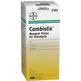 Combistix Reagent Strips - 100 EA