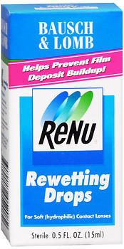 Bausch & Lomb Rewetting Drops  - 0.5oz