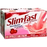 Slim-Fast Liquid 6-Pack Strawberries N' Cream 4X6X11 Pack - 66 Ounces