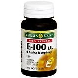 Nature's Bounty Vitamin E-100 IU Softgels D-Alpha Tocopheryl - 100 CP