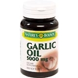Nature's Bounty Garlic Oil 5000 mg Softgels - 100 Caps