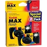 Kodak Max One-Time-Use Camera Flash 27 Exposures 2-Pack - 2 EA