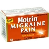 Motrin Ibuprofen, Coated Caplets  - 50ea
