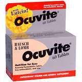 Ocuvite Vitamin & Mineral Supplement, Zinc with Key Antioxidants, Tablets  - 60ea