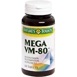 Nature's Bounty Mega VM-80 Tablets - 60 TB