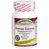 Pharmacist's Ultimate Health Korean Ginseng Capsules - 75 CP