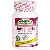 Pharmacist's Ultimate Health Ginkgo Biloba Capsules - 60 Caps