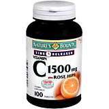 Nature's Bounty Vitamin C-Time 1500 mg Tablets With Rose Hips - 100 Tab