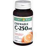 Nature's Bounty Vitamin C-250 mg Tablets Chewable - 100 Tab