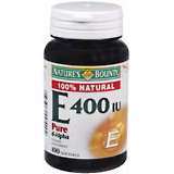 Nature's Bounty Vitamin E-400 IU Softgels Natural - 100 Caps