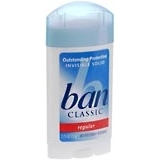 Ban Classic Anti-Perspirant Deodorant Invisible Solid Regular - 2.75 OZ