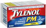 Tylenol Pain Reliever/Sleep Aid, Extra Strength, Caplets  - 50ea