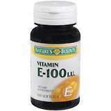 Nature's Bounty Vitamin E-100 IU Softgels - 100 Caps