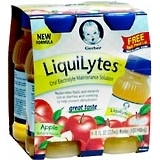 Gerber Pediatric Electrolyte 4-Pack 8-Ounce Bottles Apple 4X8 Pack - 32 OZ