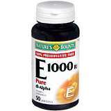 Nature's Bounty Vitamin E-1000 IU Softgels - 50 Caps