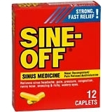 Sine-Off Caplets Regular - 12 CP