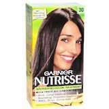 Garnier Nourishing Color Treatment with Fruit Oil Concentrates, Level 3 Permanent, Soft Black 30  - 1ea