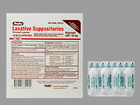 Dulcolax 10 Mg Laxative Suppositories - 16 Ea 