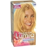 Garnier Brightening Color Creme with Floral Extract, Level 3 Permanent, Extra Light Natural Blonde 100  - 1ea