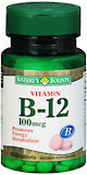 Nature's Bounty Vitamin B-12 100 mcg Tablets - 100 Tab